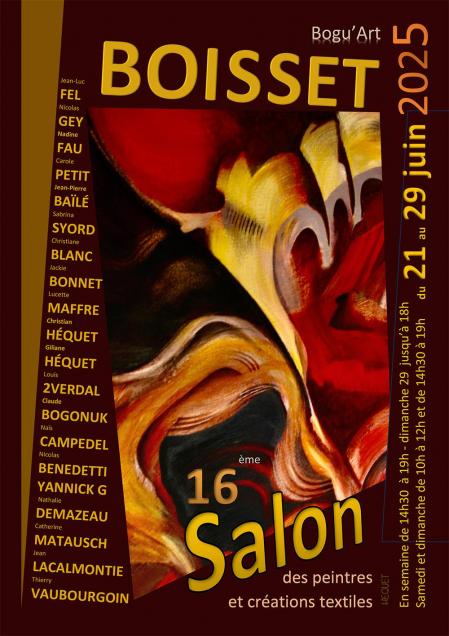 Affiche boisset 2025