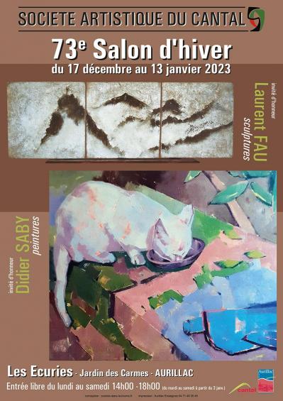 Affiche 2022 salon hiver aurillac