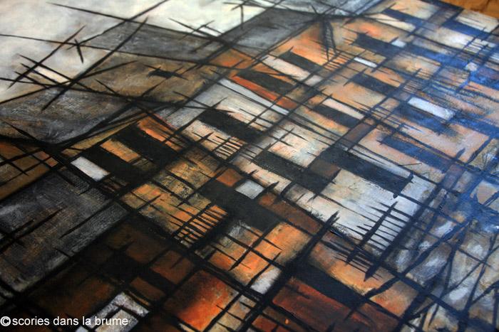 Berges de la Jordanne ( Aurillac ) - peinture