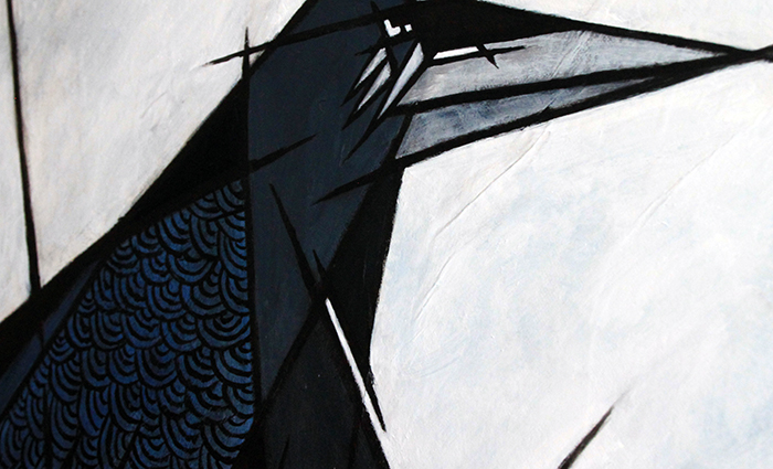 Corvus corax detail 2