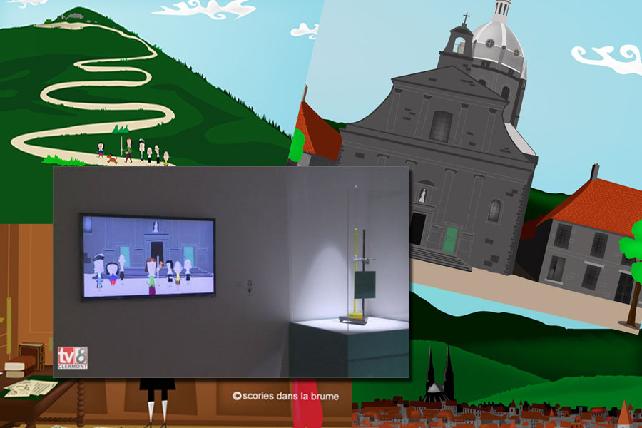 Décors et personnages pour 2 films d'animation