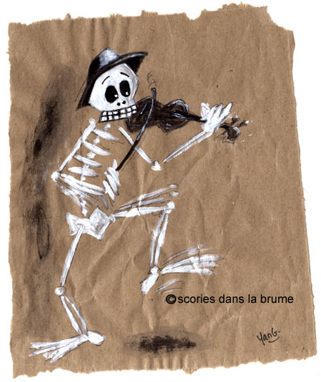 Skeleton violon